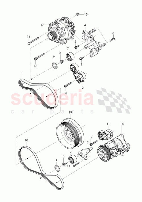 Part Diagram for Bentley 059 903 310 B