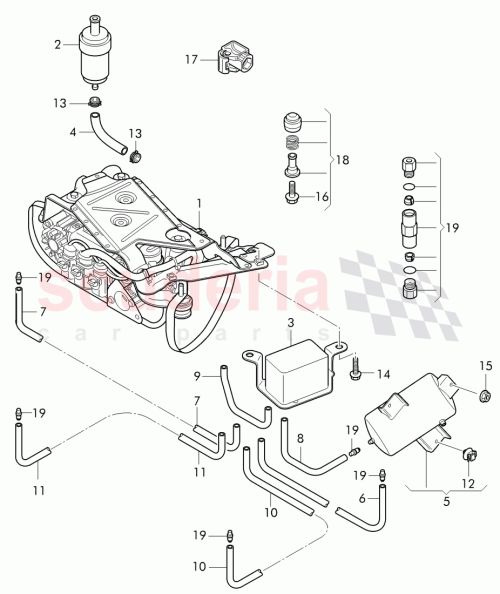 Part Diagram for Bentley 4W0 616 720
