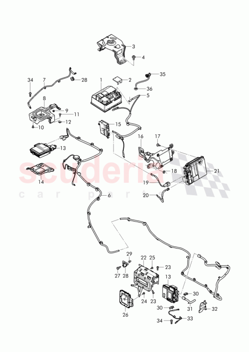 Part Diagram for Bentley 4M0 941 828
