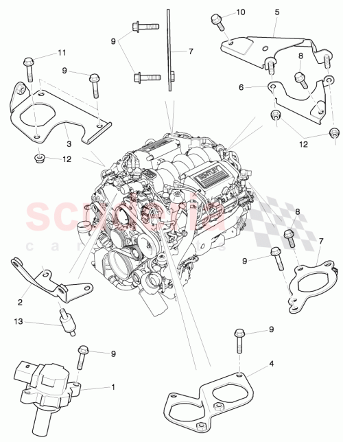 Part Diagram for Bentley 07V905099D