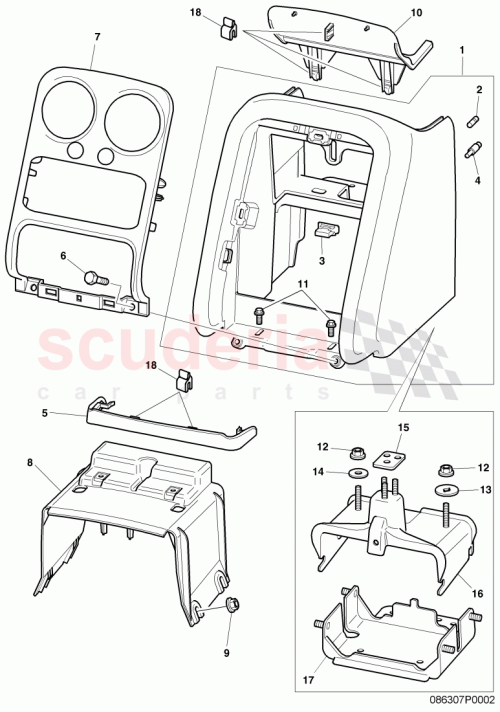 Part Diagram for Bentley 3W5864343