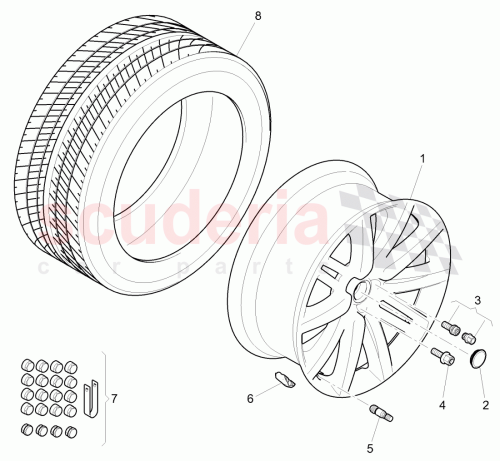 Part Diagram for Bentley 3W0 601 025 DP