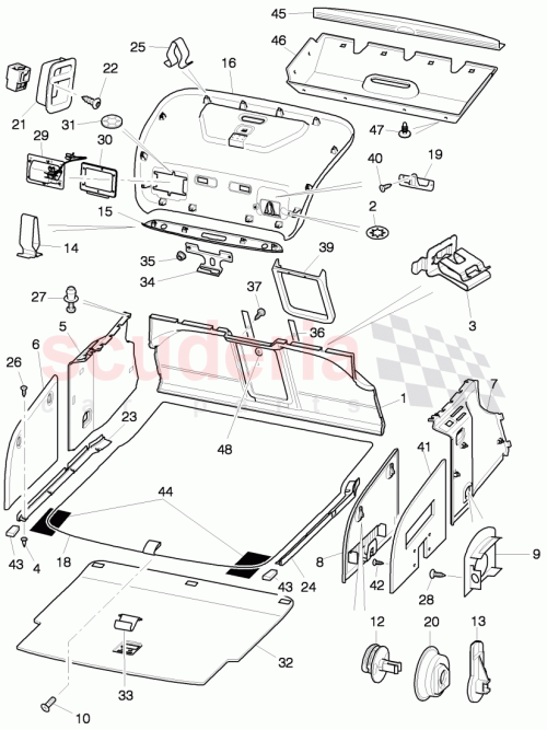 Part Diagram for Bentley 3W5867100A