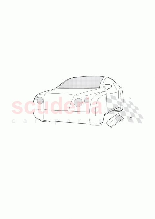 Part Diagram for Bentley 3W3 853 954