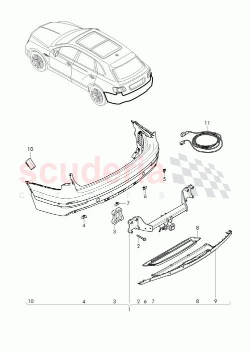 Part Diagram for Bentley 36A 092 115 A