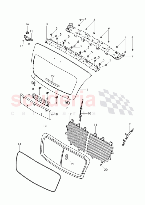 Part Diagram for Bentley 3W3 805 803