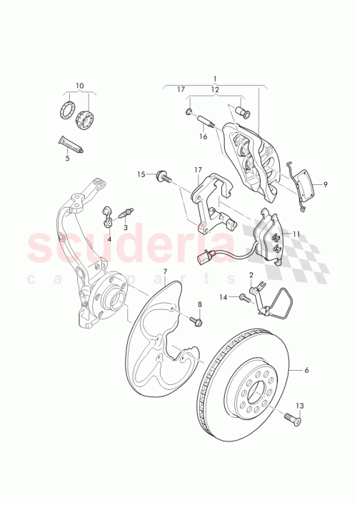 Part Diagram for Bentley 3W5615134