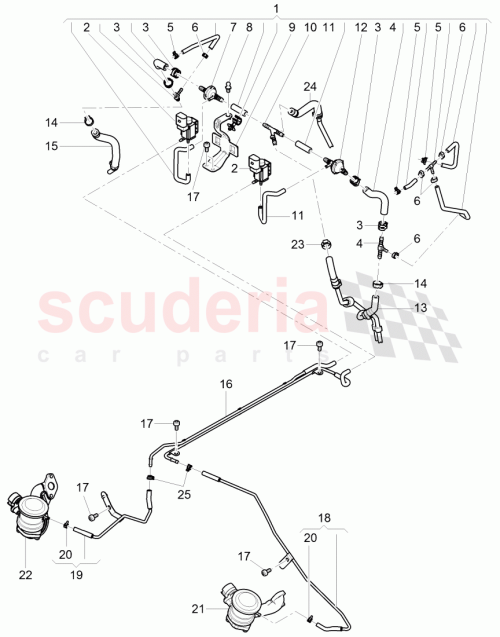 Part Diagram for Bentley 3W0612391M