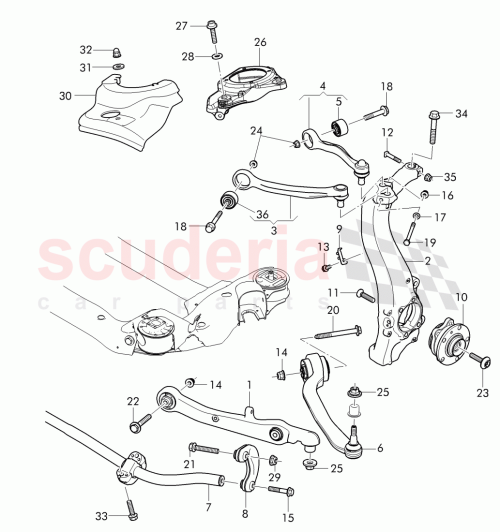 Part Diagram for Bentley 4E0 407 505 F