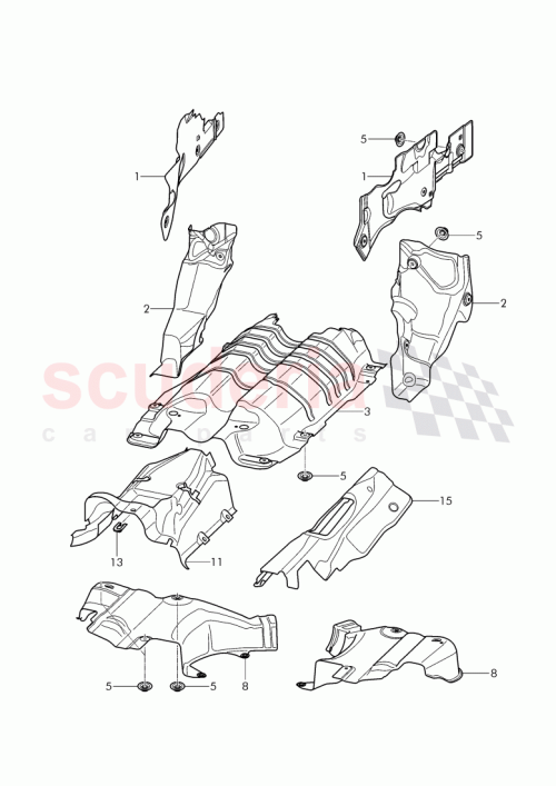 Part Diagram for Bentley 3W0 825 642 F