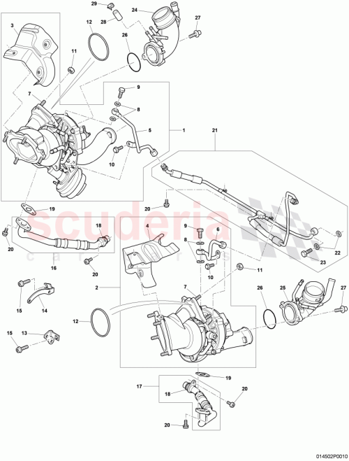 Part Diagram for Bentley 07C 145 699 P