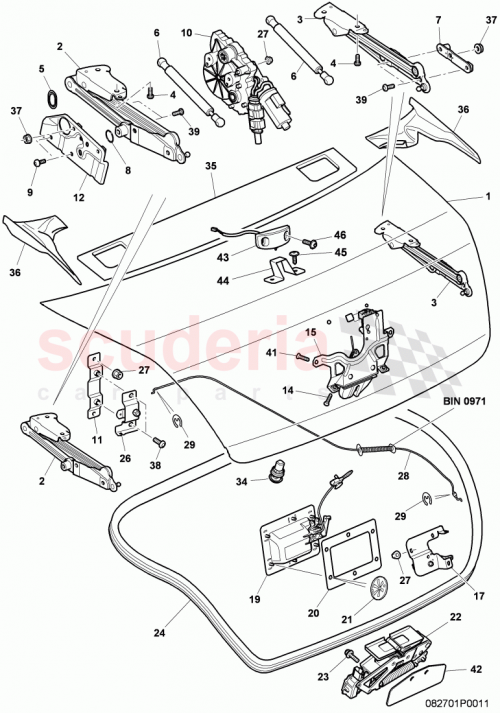 Part Diagram for Bentley N91021103