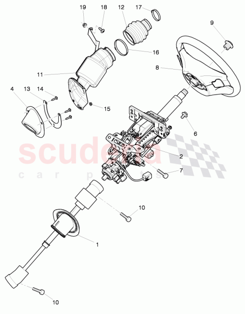 Part Diagram for Bentley 3Y0419506D