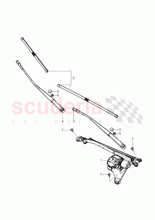 Part Diagram for Bentley 4M8955023