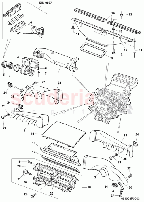 Part Diagram for Bentley 4B0820539
