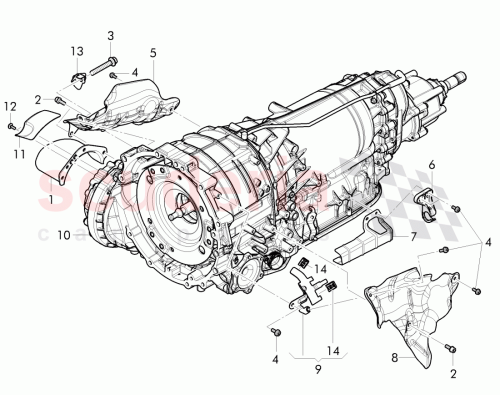 Part Diagram for Bentley 3W0 301 327 F