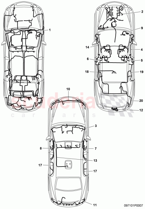 Part Diagram for Bentley 07C971610DB