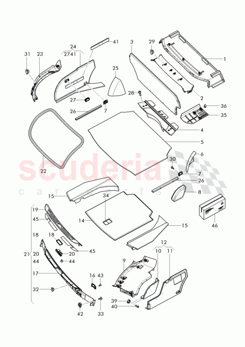 Part Diagram for Bentley 3Y0 867 360 F