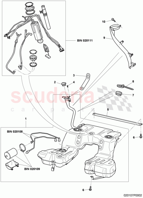 Part Diagram for Bentley 3W3201976