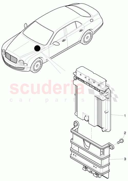 Part Diagram for Bentley 07V 907 018 A