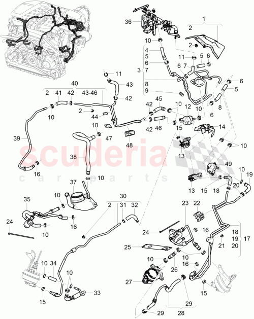 Part Diagram for Bentley 3W0 612 041 BT