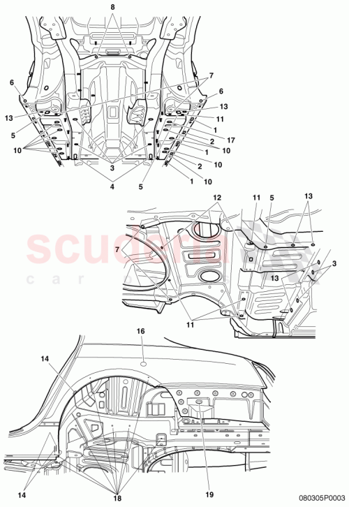 Part Diagram for Bentley 6K0813583
