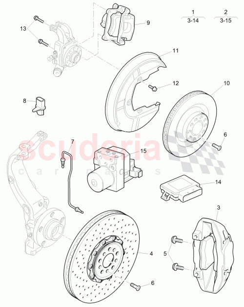 Part Diagram for Bentley JNV 698 105 C