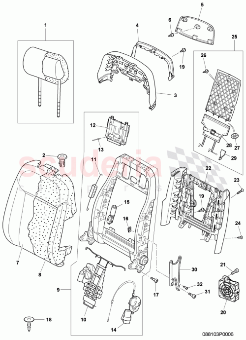 Part Diagram for Bentley 3W5 881 575 K