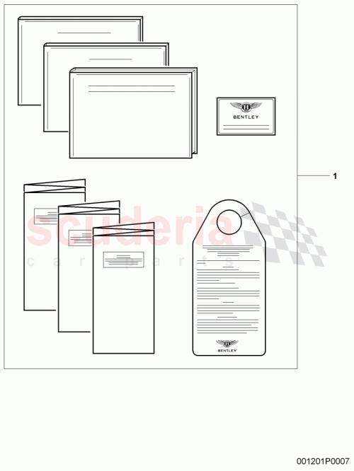 Part Diagram for Bentley 3W8 012 003 FT