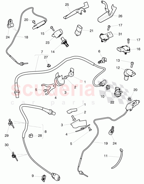 Part Diagram for Bentley 07V 919 529 J