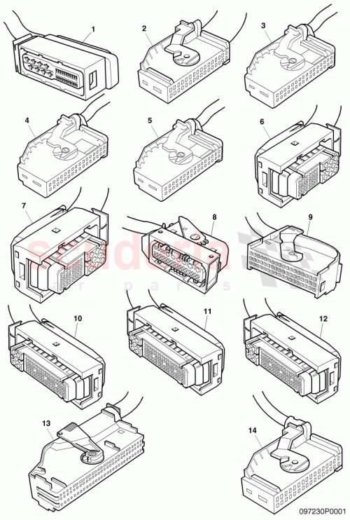 Part Diagram for Bentley 4E0972144