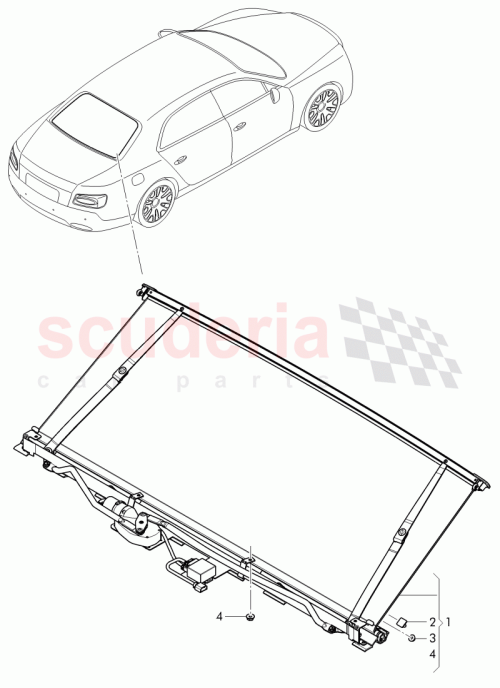 Part Diagram for Bentley 4W0 861 325 A