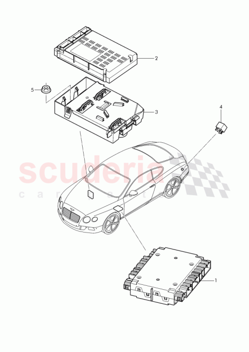 Part Diagram for Bentley 3W0 907 307 Q