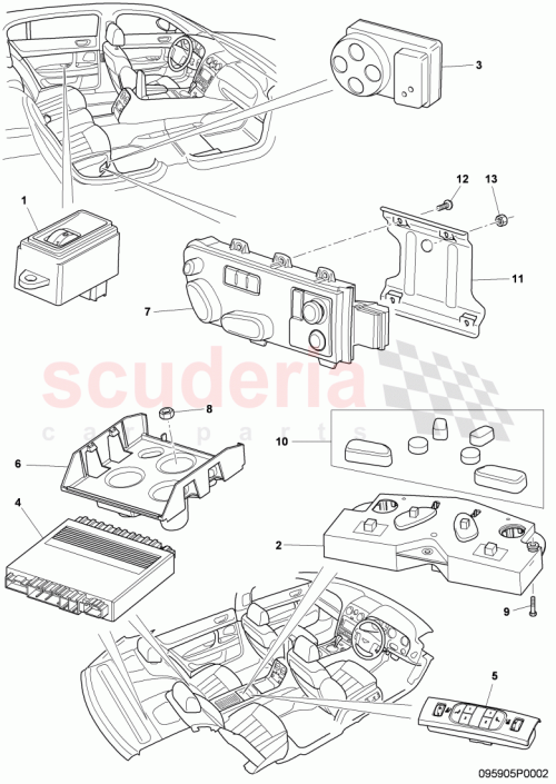 Part Diagram for Bentley 3W5959561A
