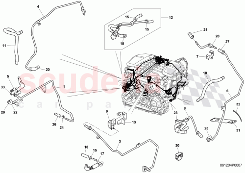 Part Diagram for Bentley 3W0 612 925 BG