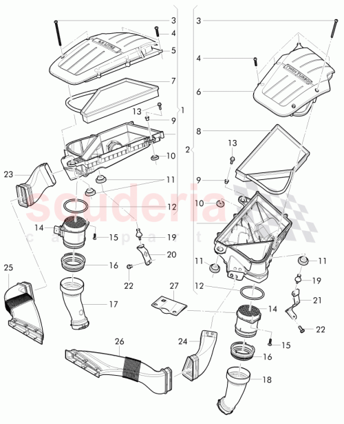 Part Diagram for Bentley 4W0129567