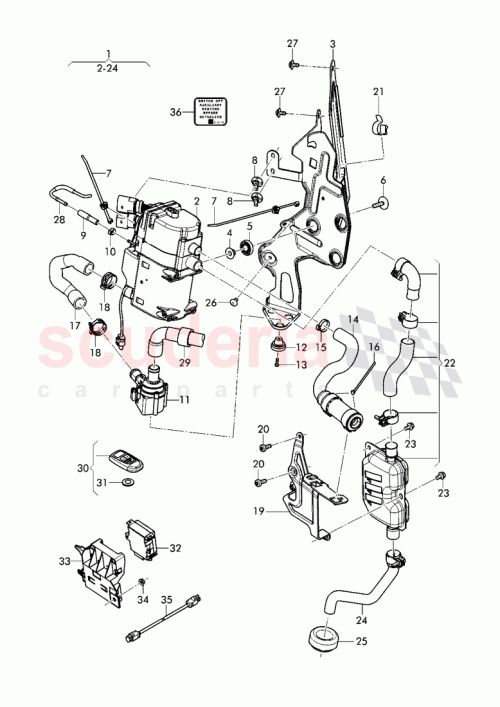 Part Diagram for Bentley 36A 265 336 C