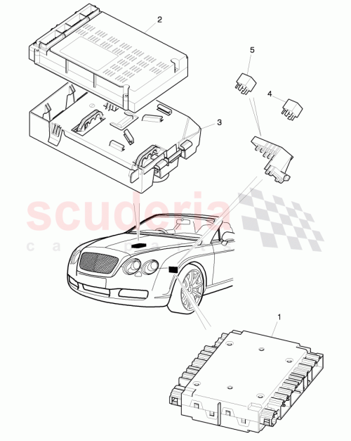 Part Diagram for Bentley 3W3959145