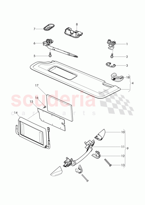 Part Diagram for Bentley 3Z7857586A