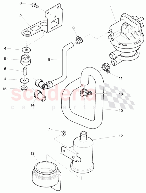 Part Diagram for Bentley 8E0201263G