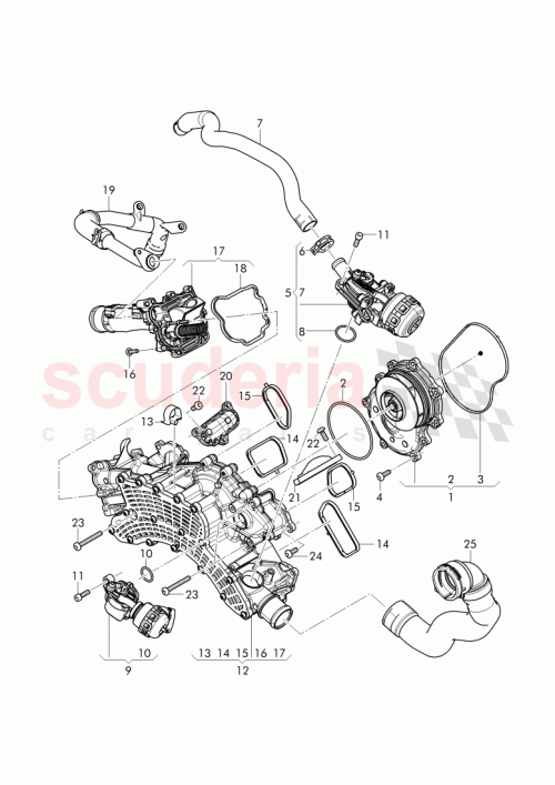 Part Diagram for Bentley 057 121 484 C