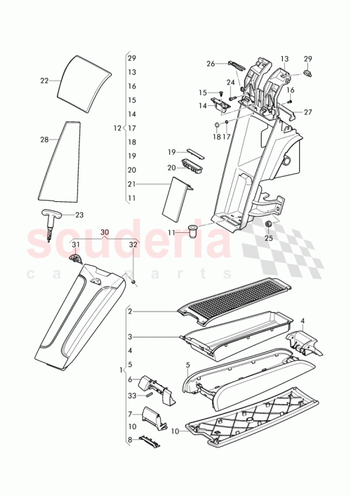 Part Diagram for Bentley 3W7886412A