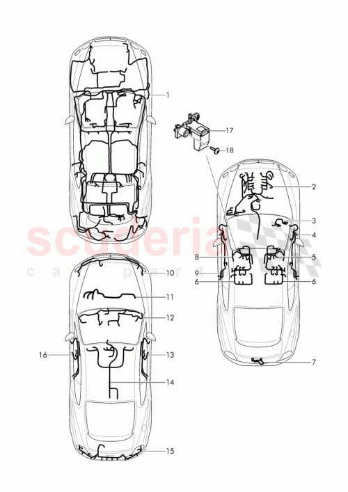 Part Diagram for Bentley 3W0971120AB