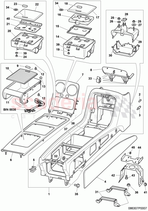 Part Diagram for Bentley 3W5863256