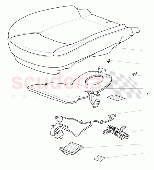 Part Diagram for Bentley 3Y5 860 389 D