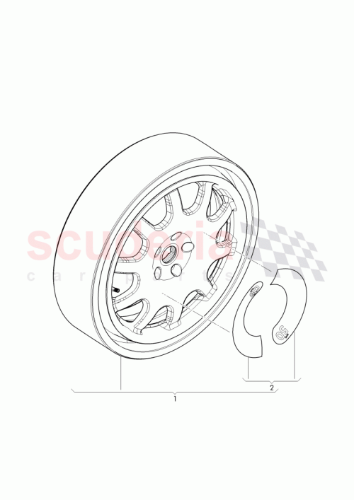 Part Diagram for Bentley 36A601011HJ