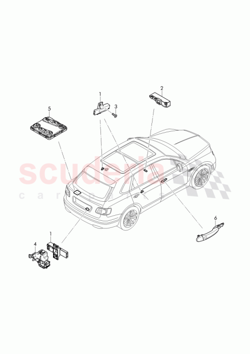 Part Diagram for Bentley 4M0 907 247 A