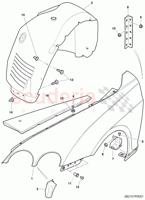 Part Diagram for Bentley 3W8 809 957 F