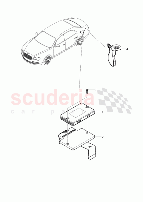 Part Diagram for Bentley 4W0 063 210