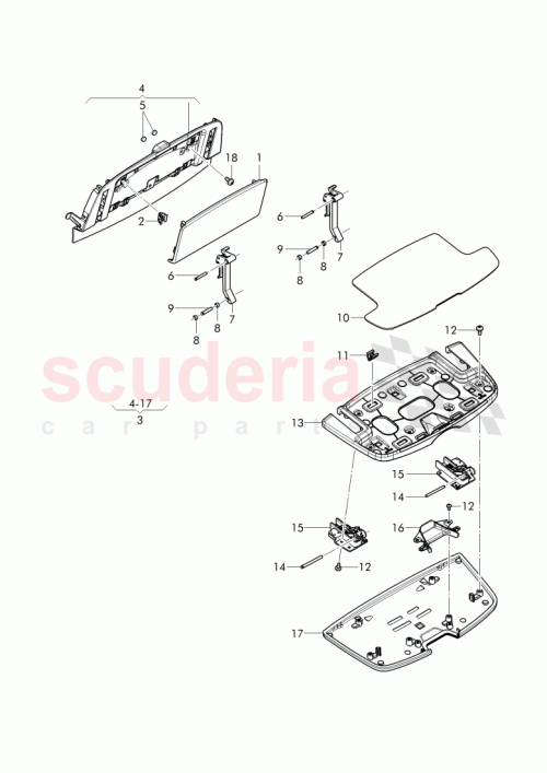 Part Diagram for Bentley 6N0863151